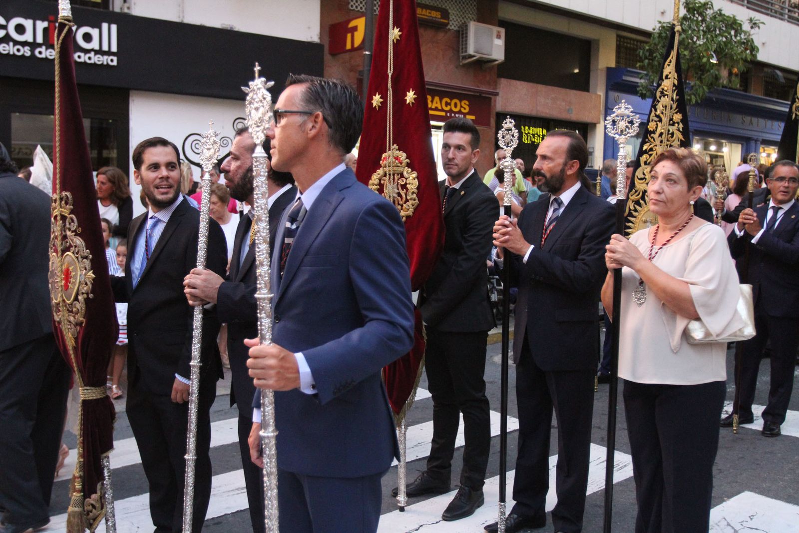 Procesión solemne de la Virgen de la Cinta.