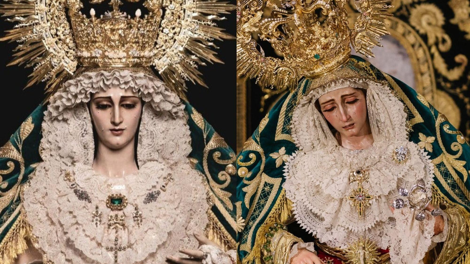 Virgen de las Penas de Cádiz y Virgen de la Esperanza de Granada