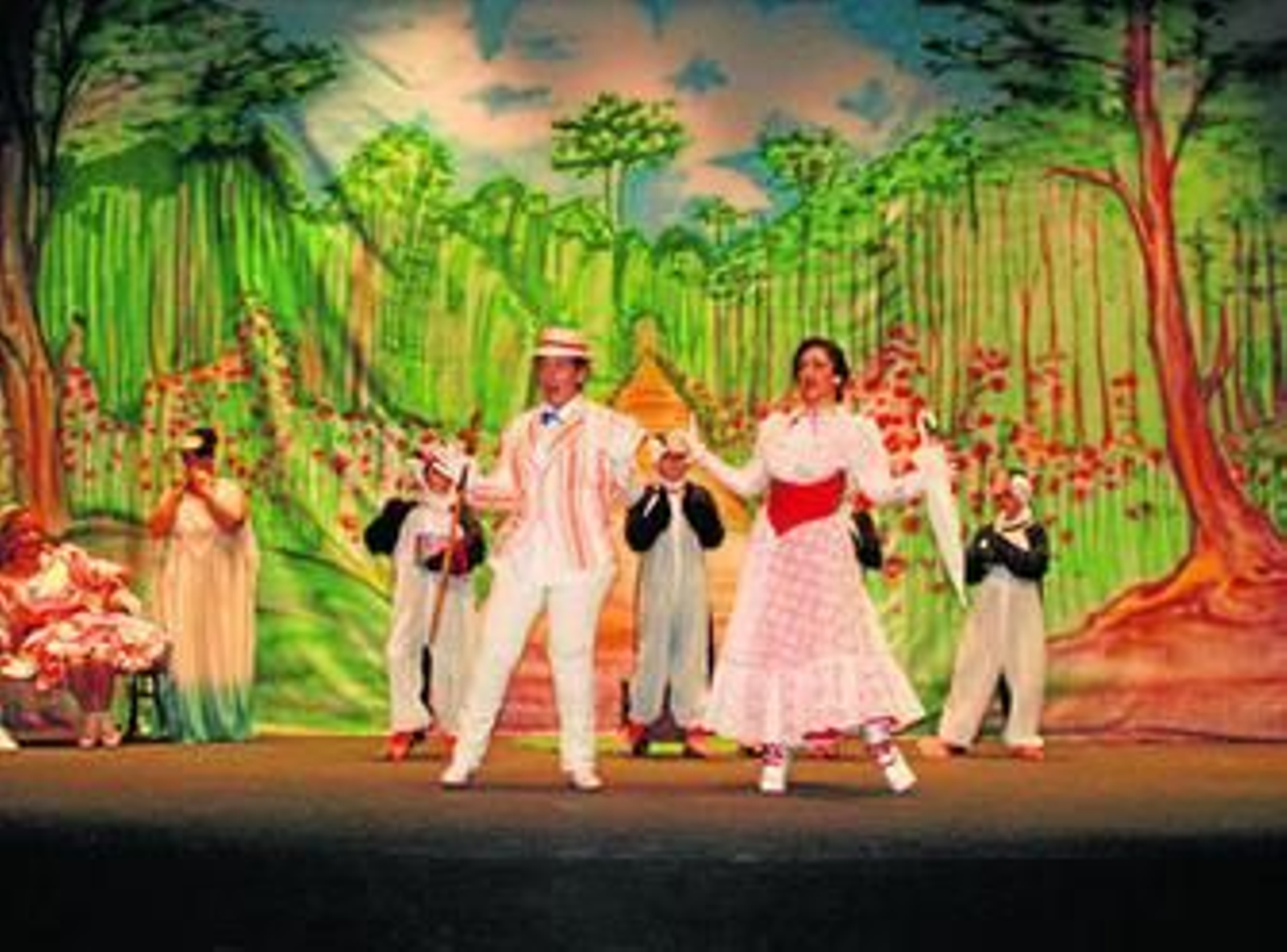 Un momento de la representación de la obra.