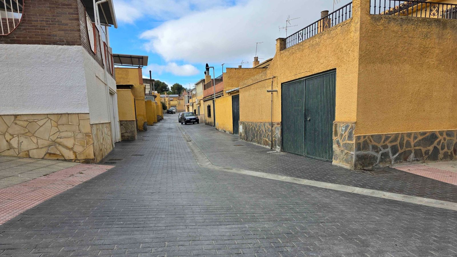 Imagen de las mejoras llevadas a cabo en la Barriada de Andalucía