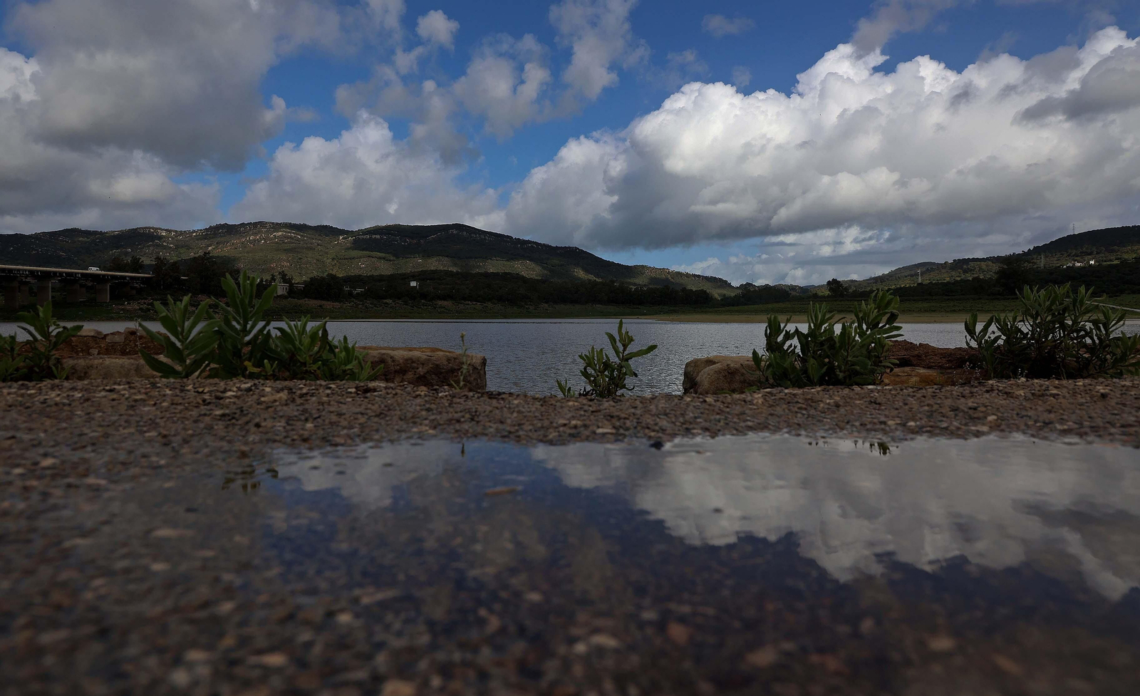 Imágenes del embalse de Charco Redondo en Los Barrios