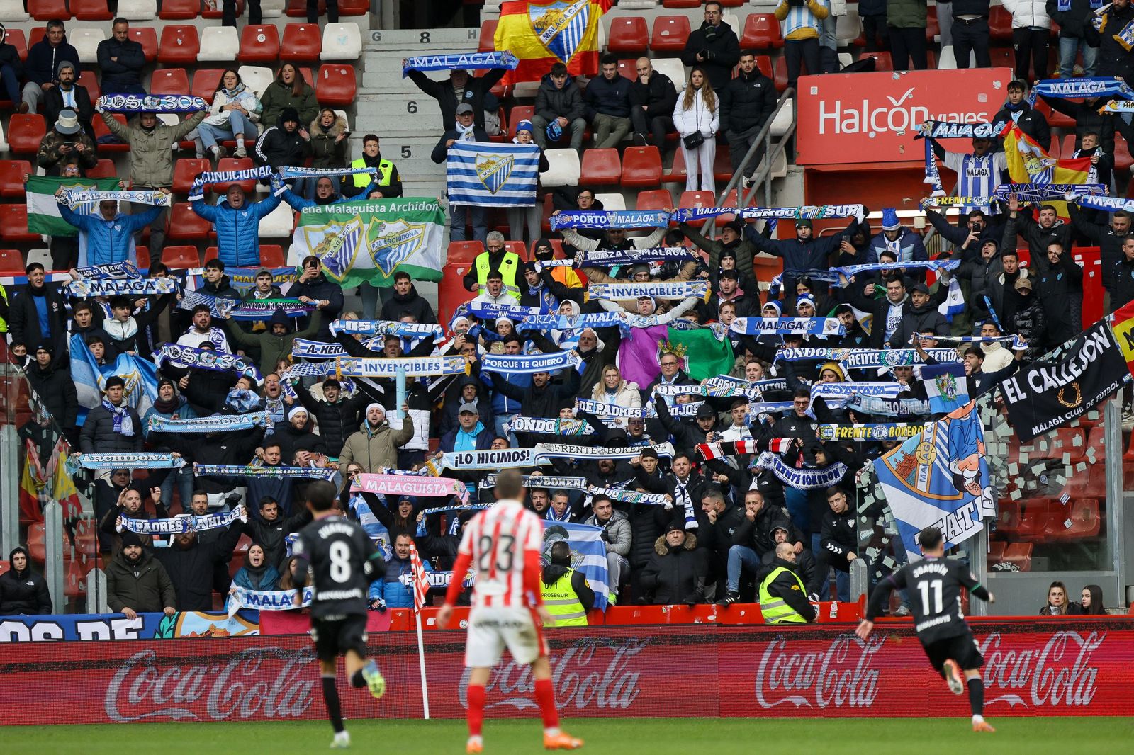 El Sporting-Málaga CF, en fotos