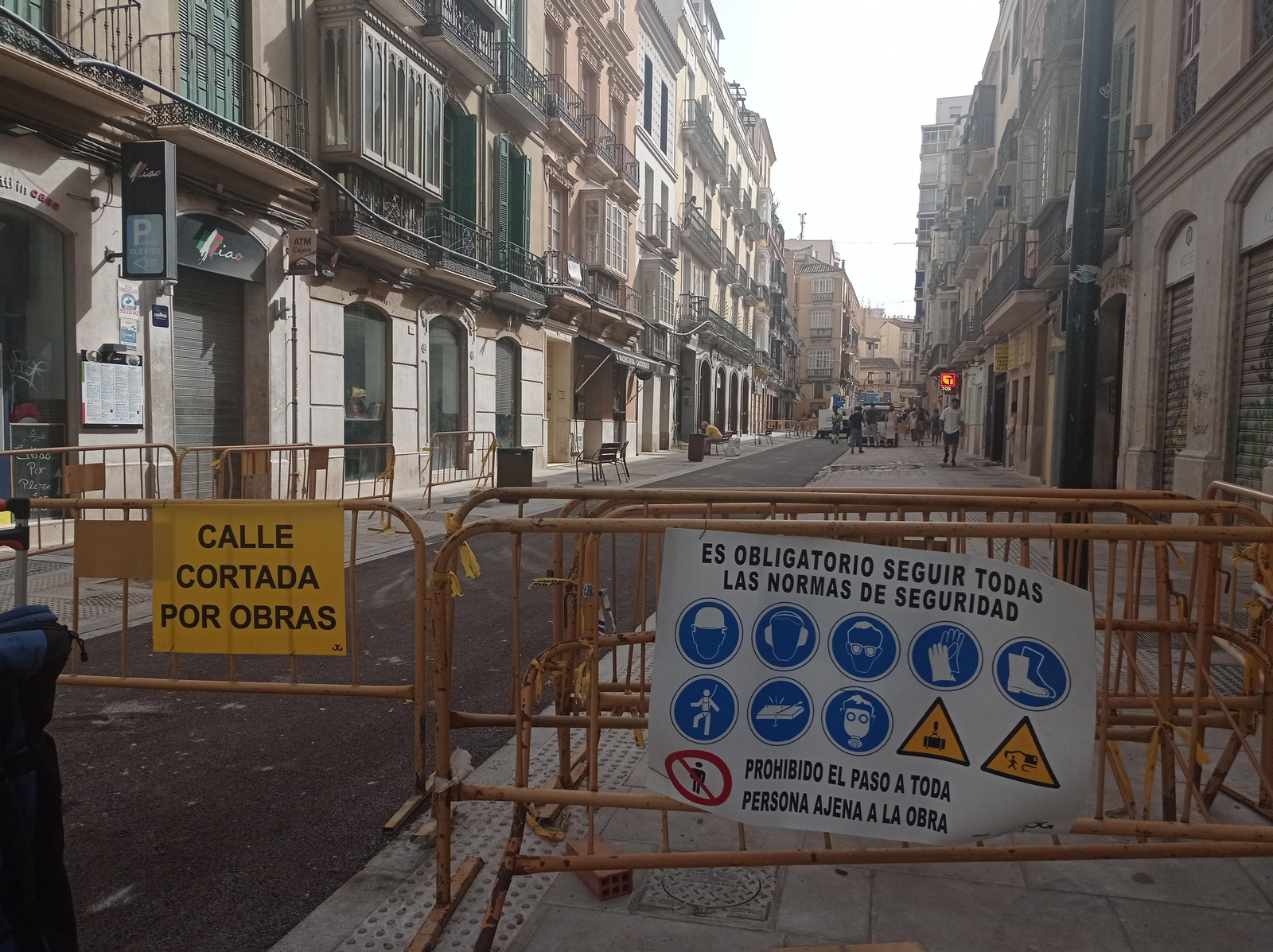 Obras en calle Carretería.