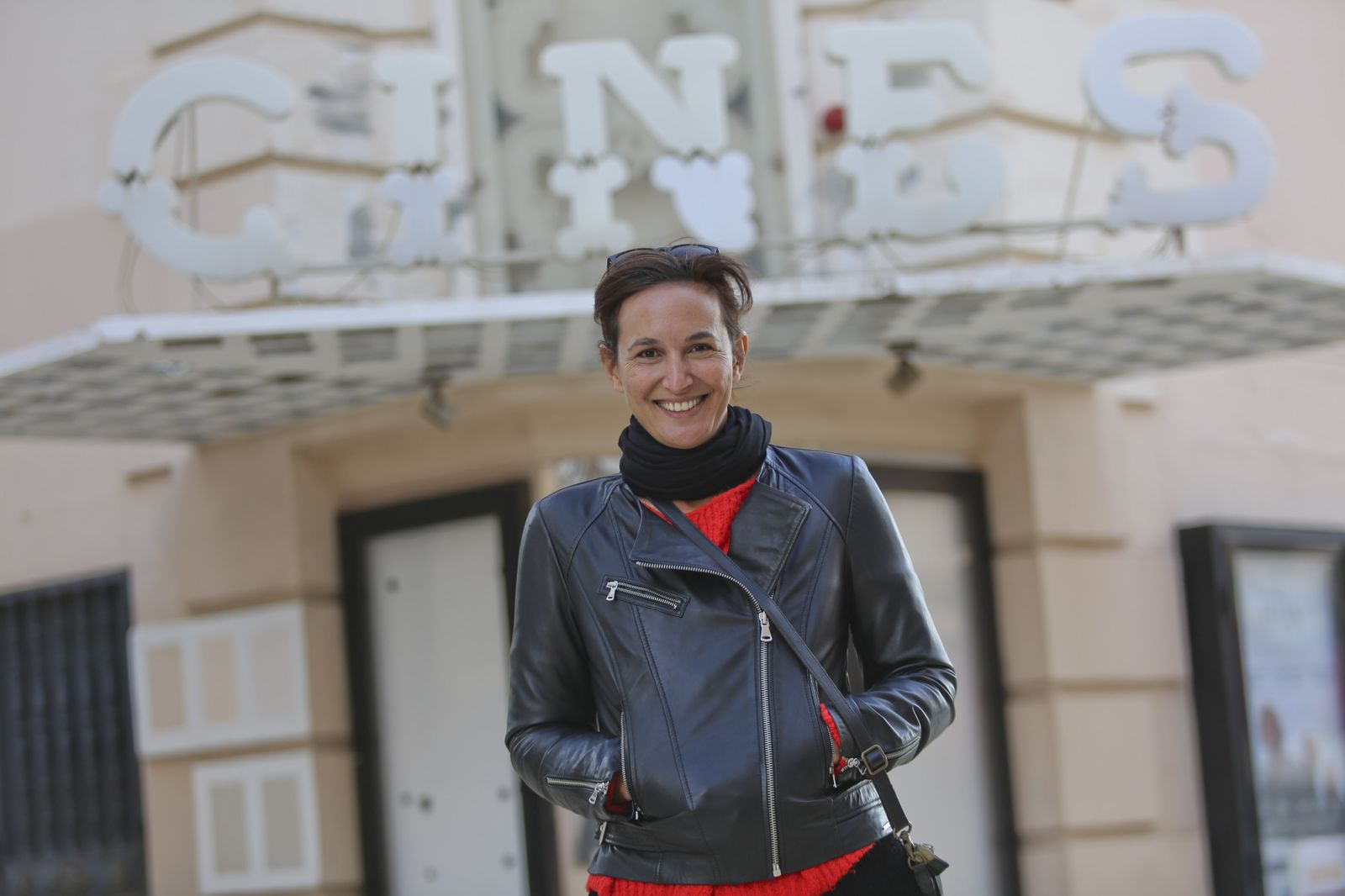 La cineasta Violeta Salama en el Cine Albéniz.