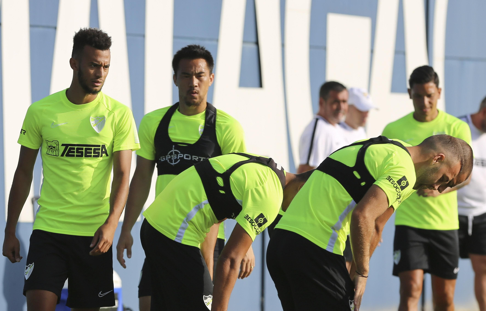 Shinji Okazaki, su fugaz paso por Málaga, en fotos