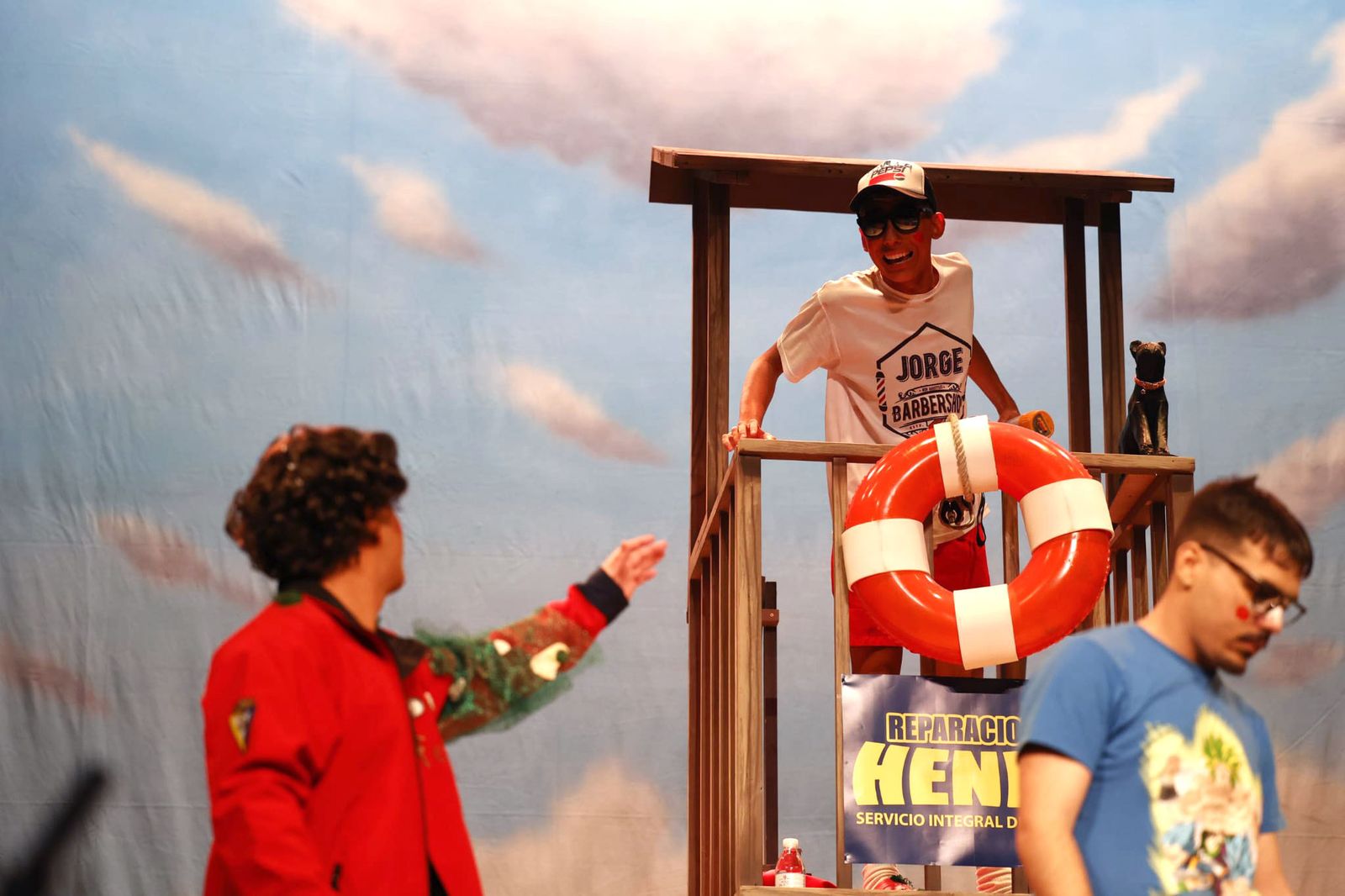 Cuarteto 'Los vigilantes de la Laja'.