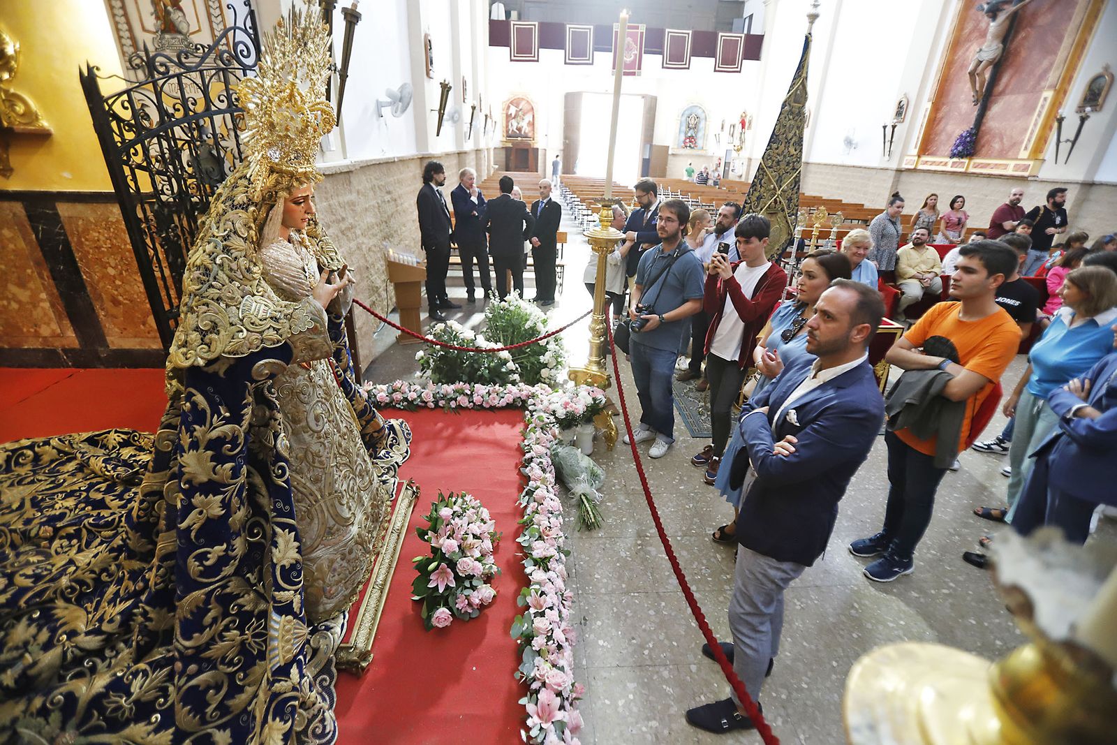 La Virgen de La Victoria regresa a la Parroquia del Sagrado Corazón de Jesús