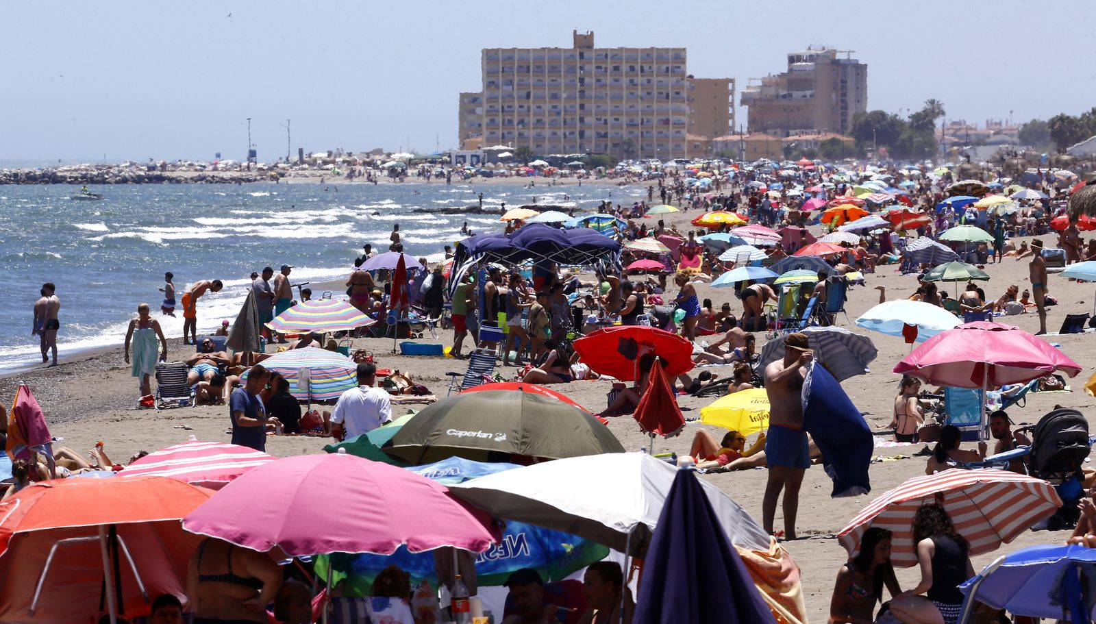 La playa de La Misericordia.