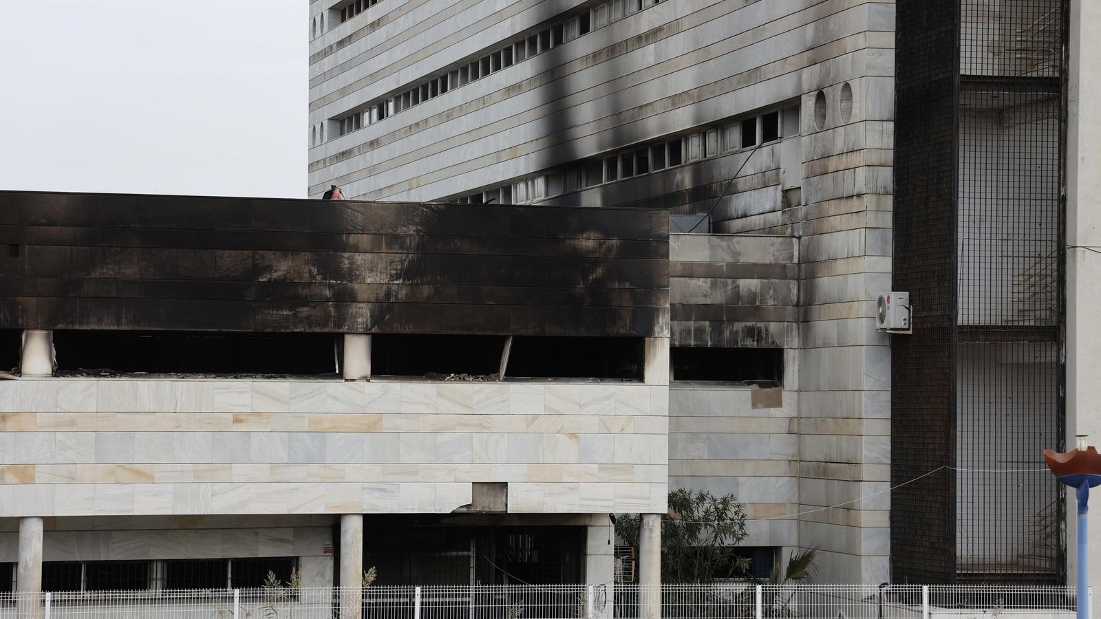 Así ha quedado el Auditorio Rocío Jurado tras el incendio