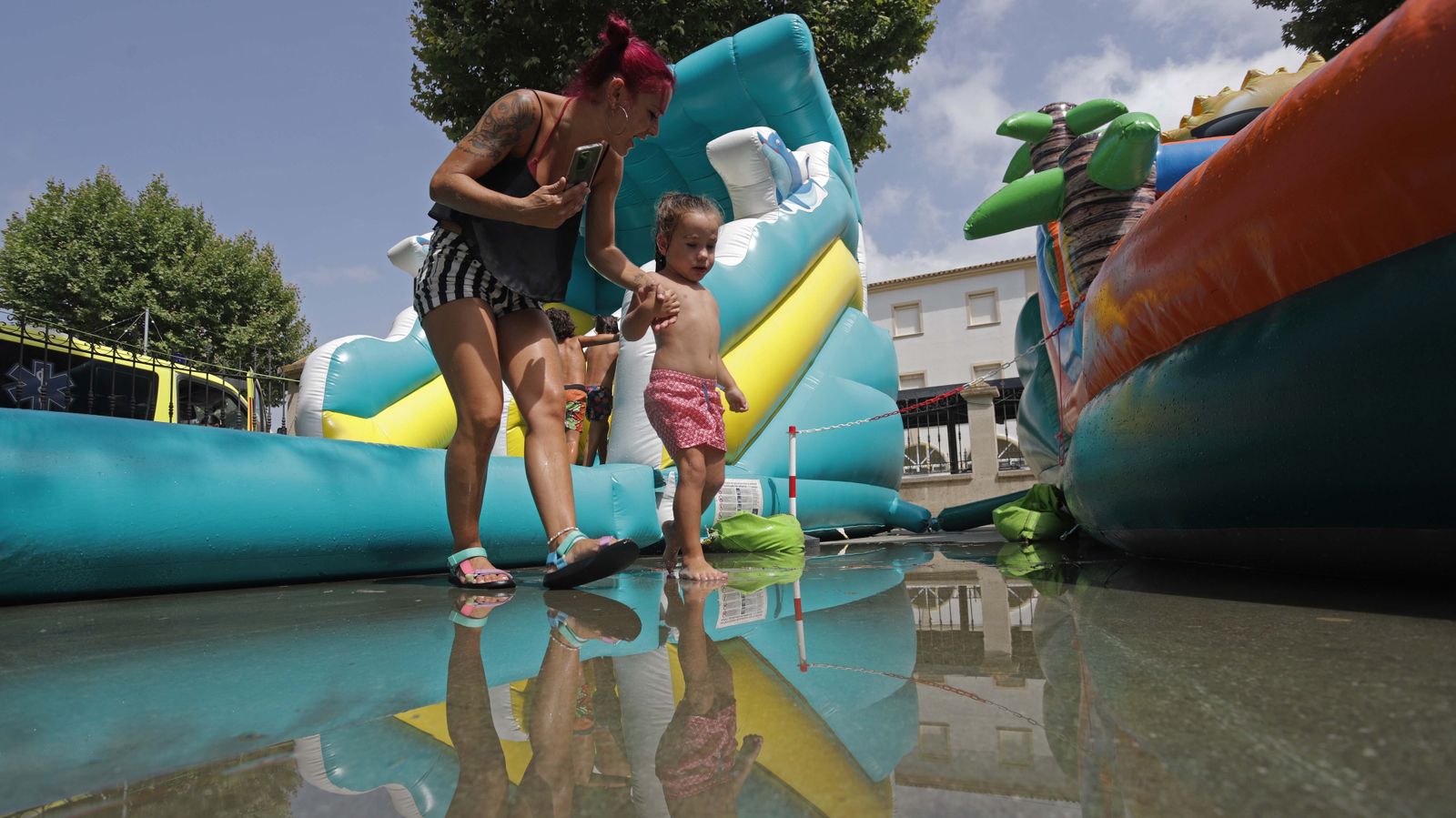 Fotos de la Fiesta del Agua en San Roque