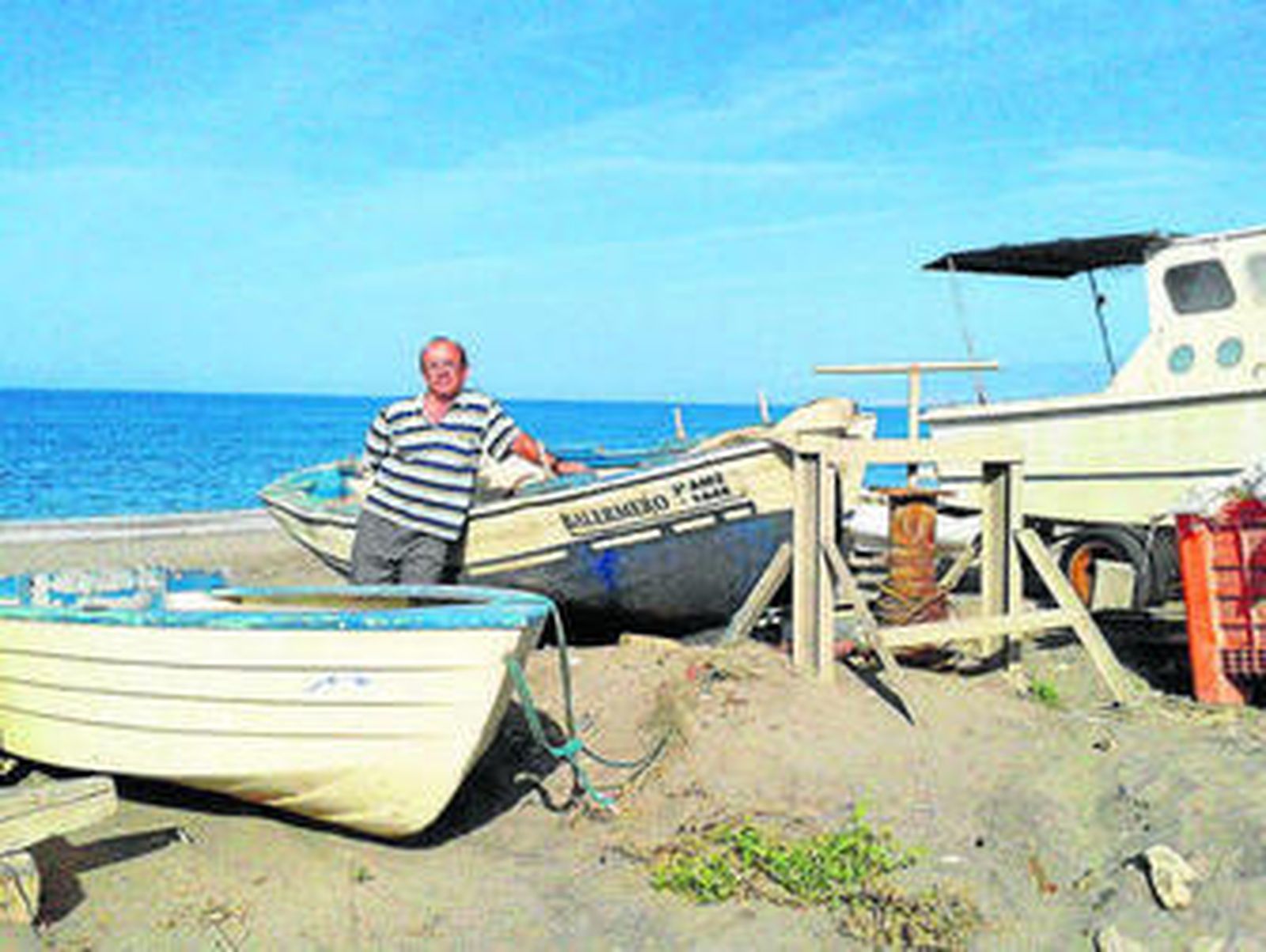 Se utilizaban barcos más grandes que llamaban las parejas porque pescaban de dos en dos.