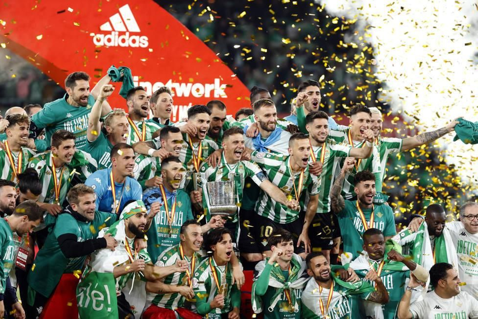 El Real Betis Balompié, campeón de la última edición tras derrotar al Valencia.