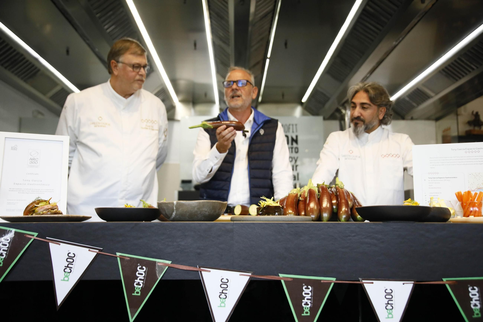 Las imágenes de una nueva variedad de berenjena en Almería