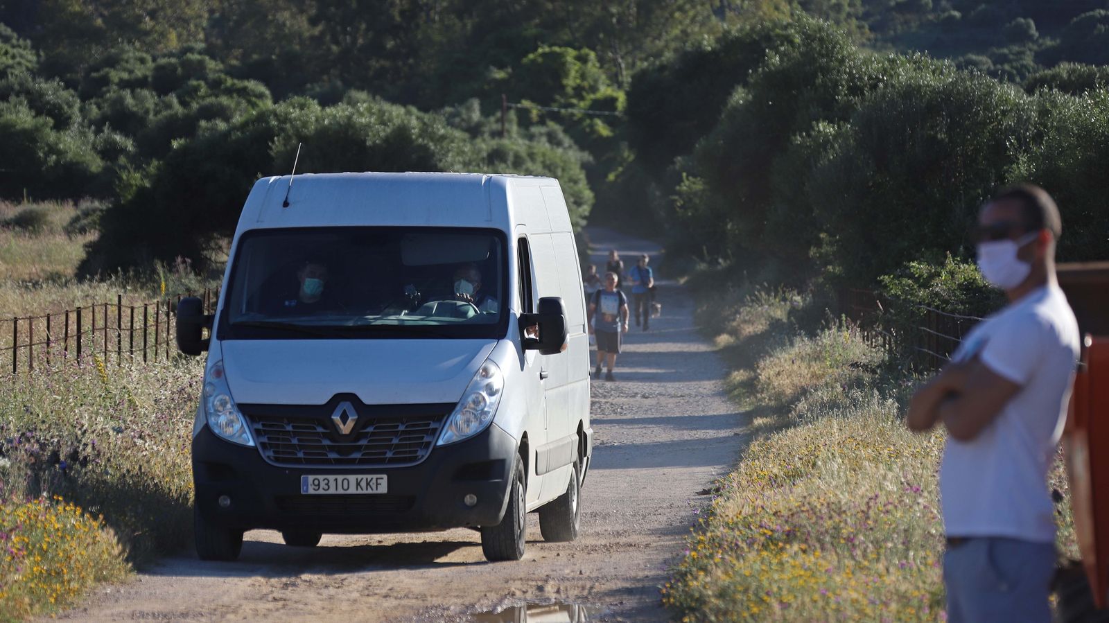 Rescate de un herido en las Pozas del Cobre