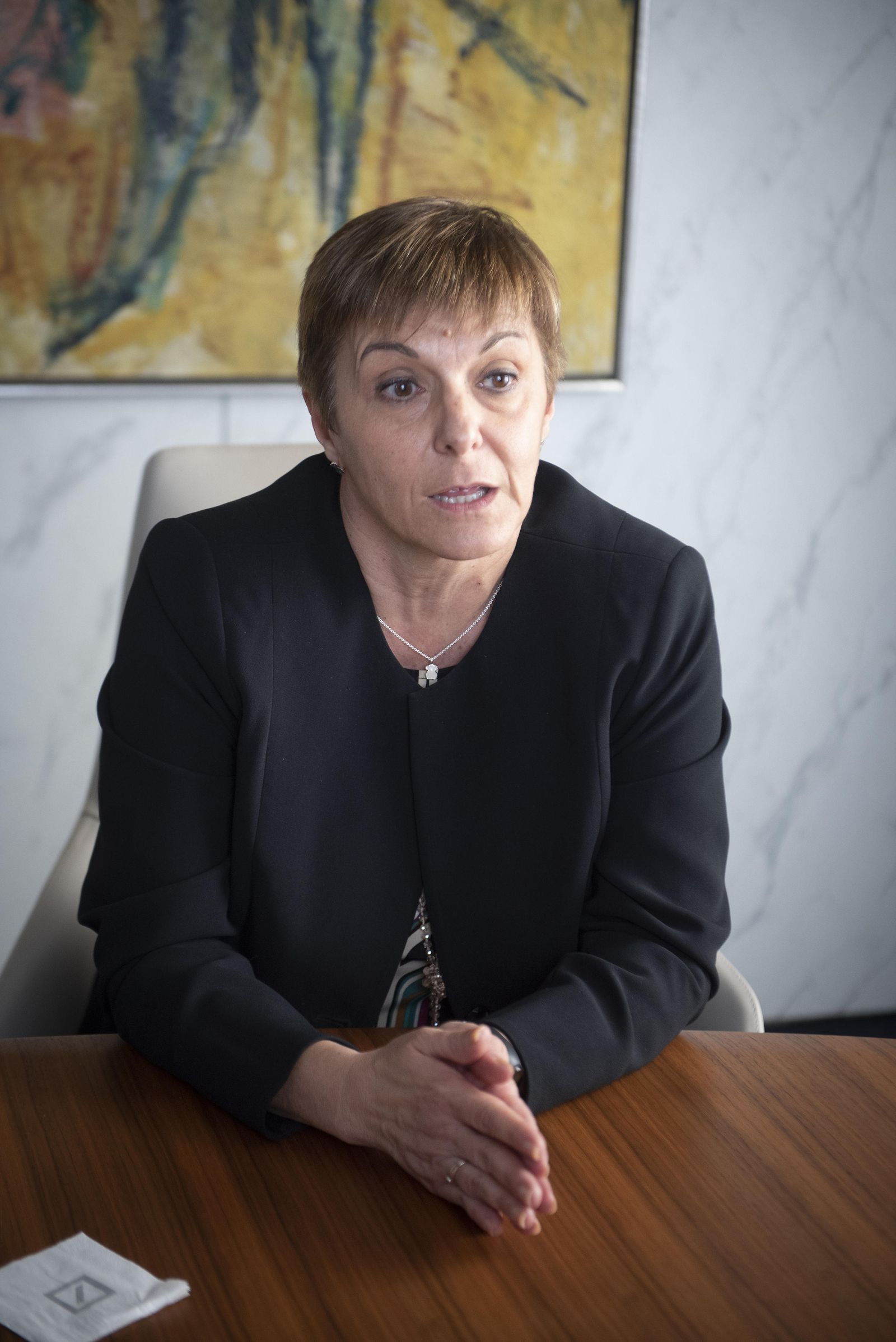 Duce, durante la entrevista.