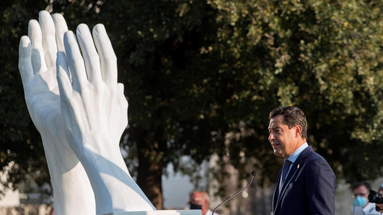 Juanma Moreno , en Jaén