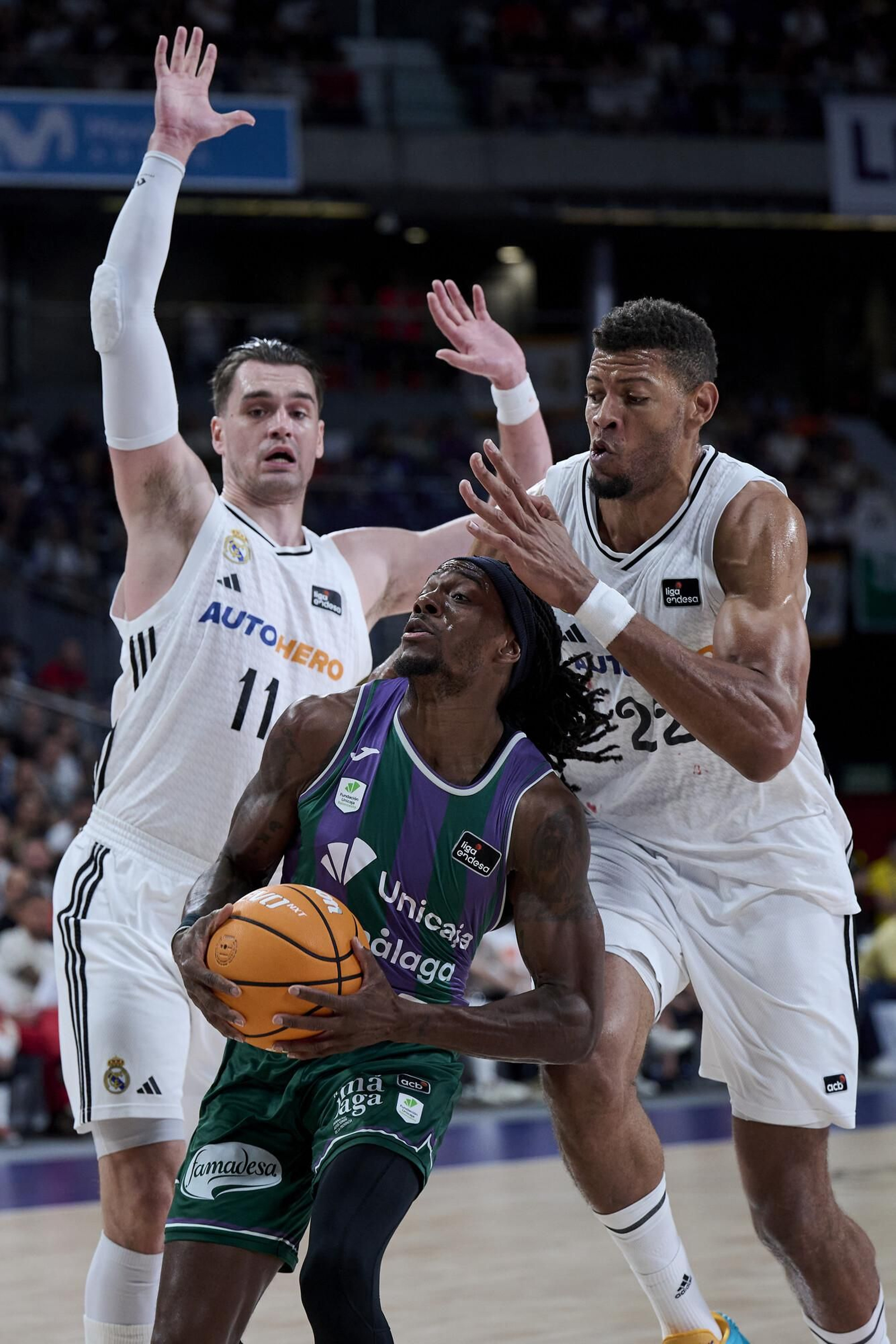 El Real Madrid-Unicaja en fotos