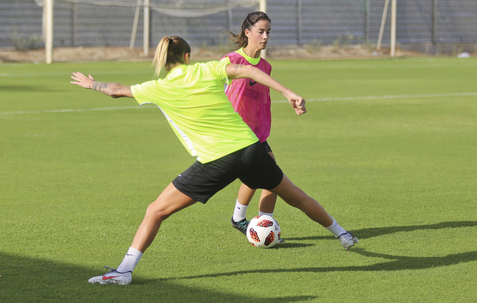 Las fotos del primer entrenamiento de pretemporada del Málaga Femenino