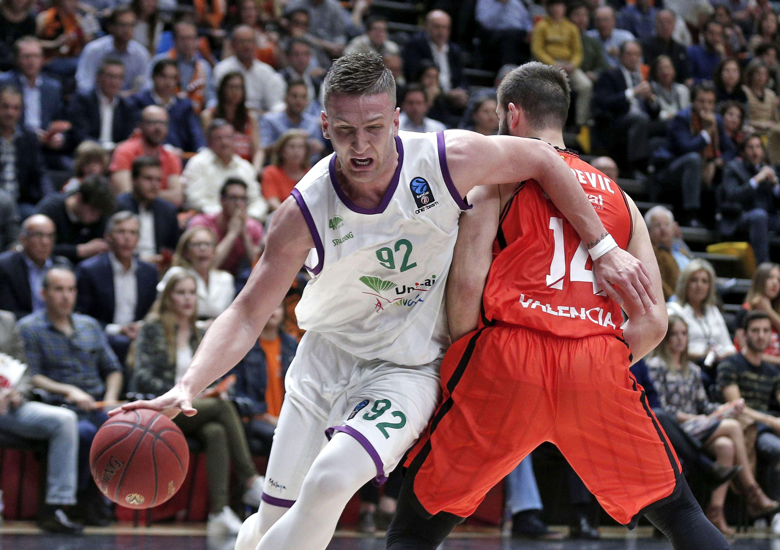 El Valencia Basket-Unicaja del partido definitivo de la final de la Eurocup, en imágenes