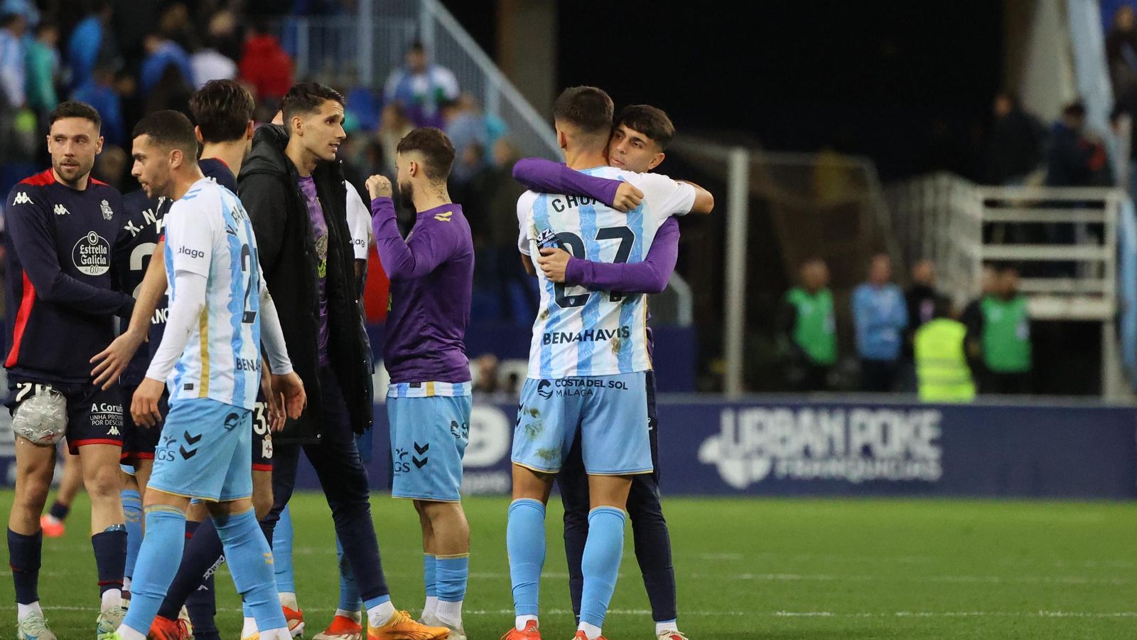 Las fotos del Málaga-Deportivo de La Coruña