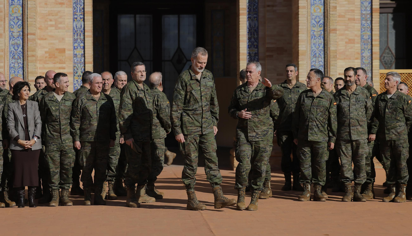 Las fotos de la visita de Felipe Vl a Capitanía