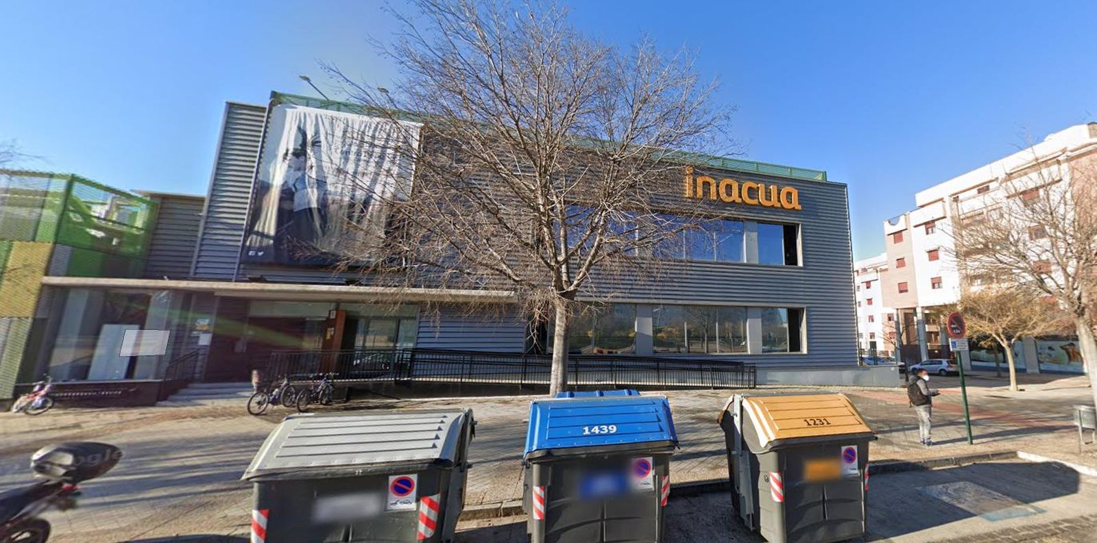 Fachada de la sede de Inacua, donde partirá la manifestación.