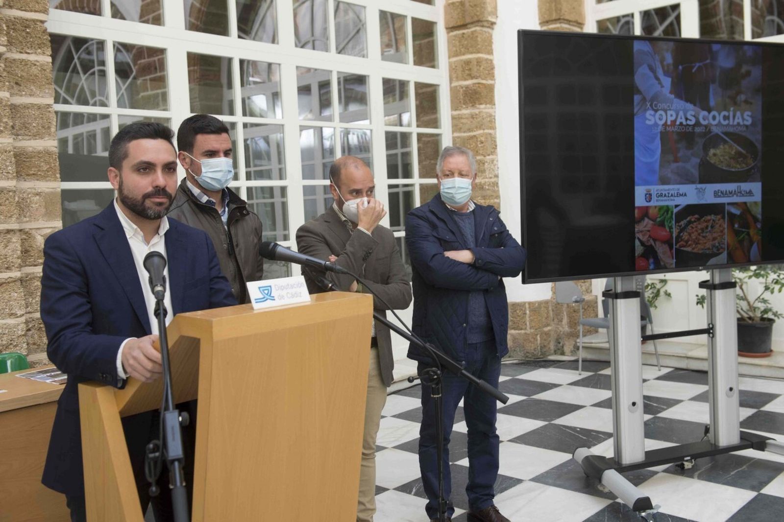 Presentación del concurso de 'sopas cocías'