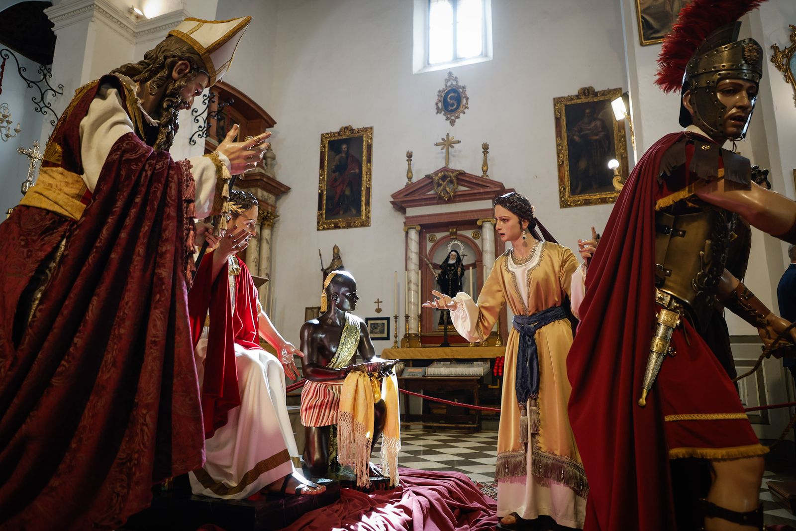 Nuevo conjunto escultórico del paso de misterio de Jesús de la Sentencia de Granada, Cuaresma 2026