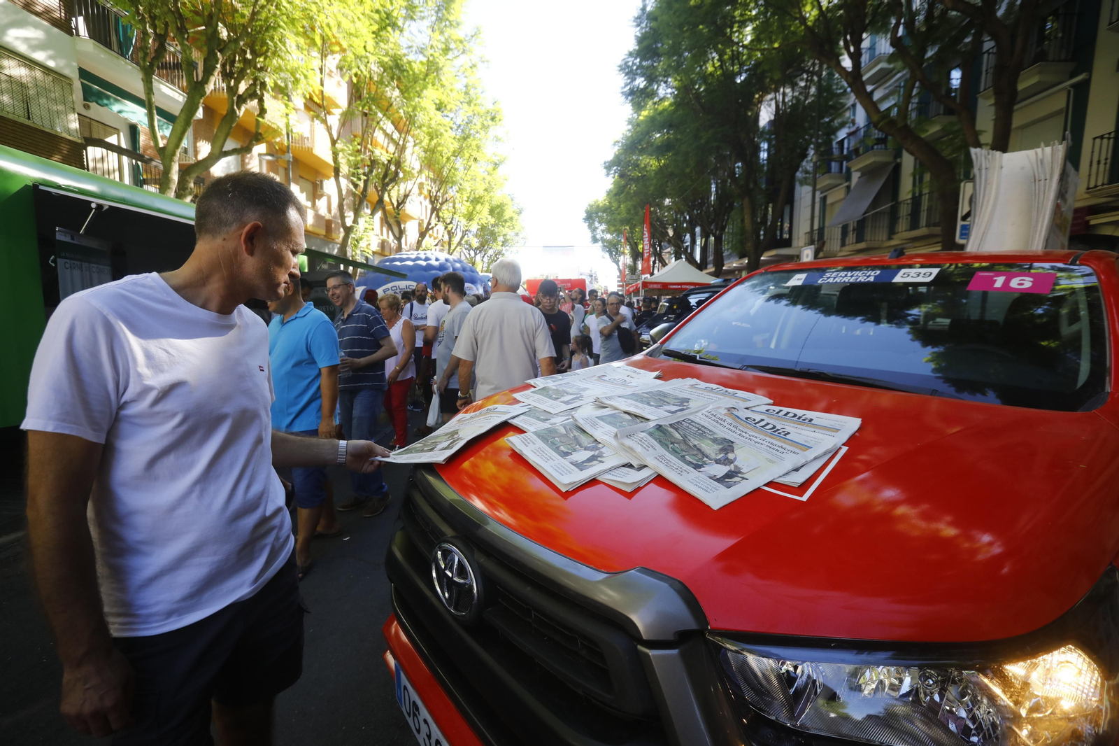 El ambiente en Montilla tras la llegada de La Vuelta, en imágenes