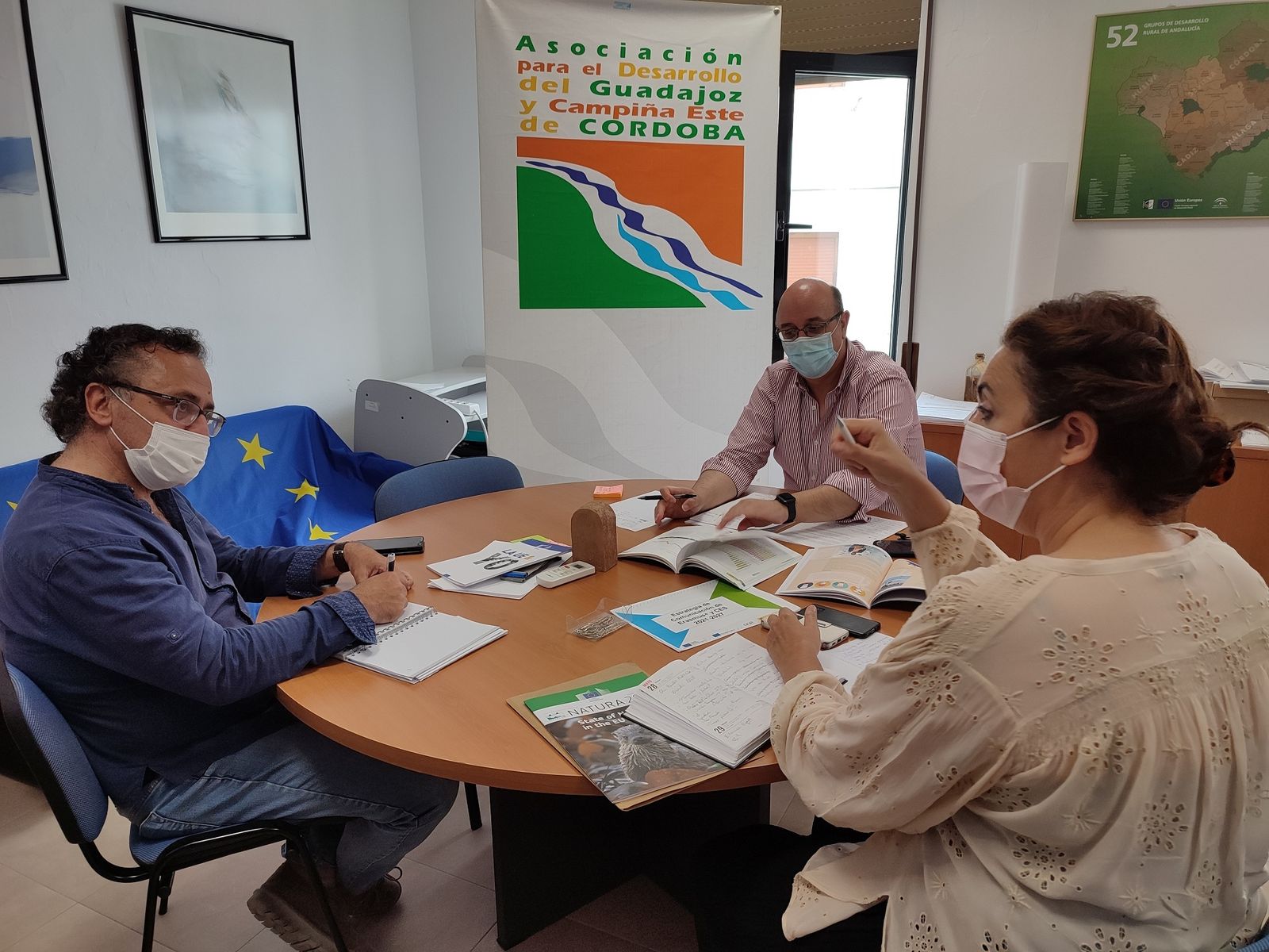 Reunión de la Asociación para el Desarrollo del Guadajoz y Campiña Este de Córdoba.