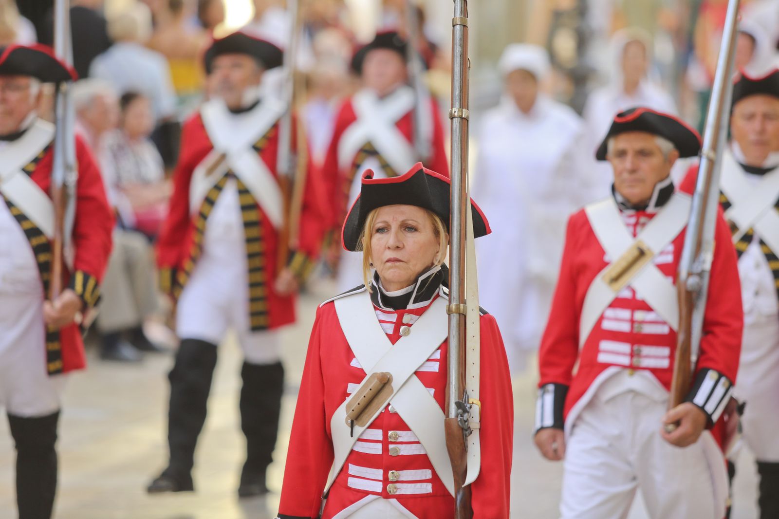Las fotos del desfile en Málaga en recuerdo a Bernardo de Gálvez