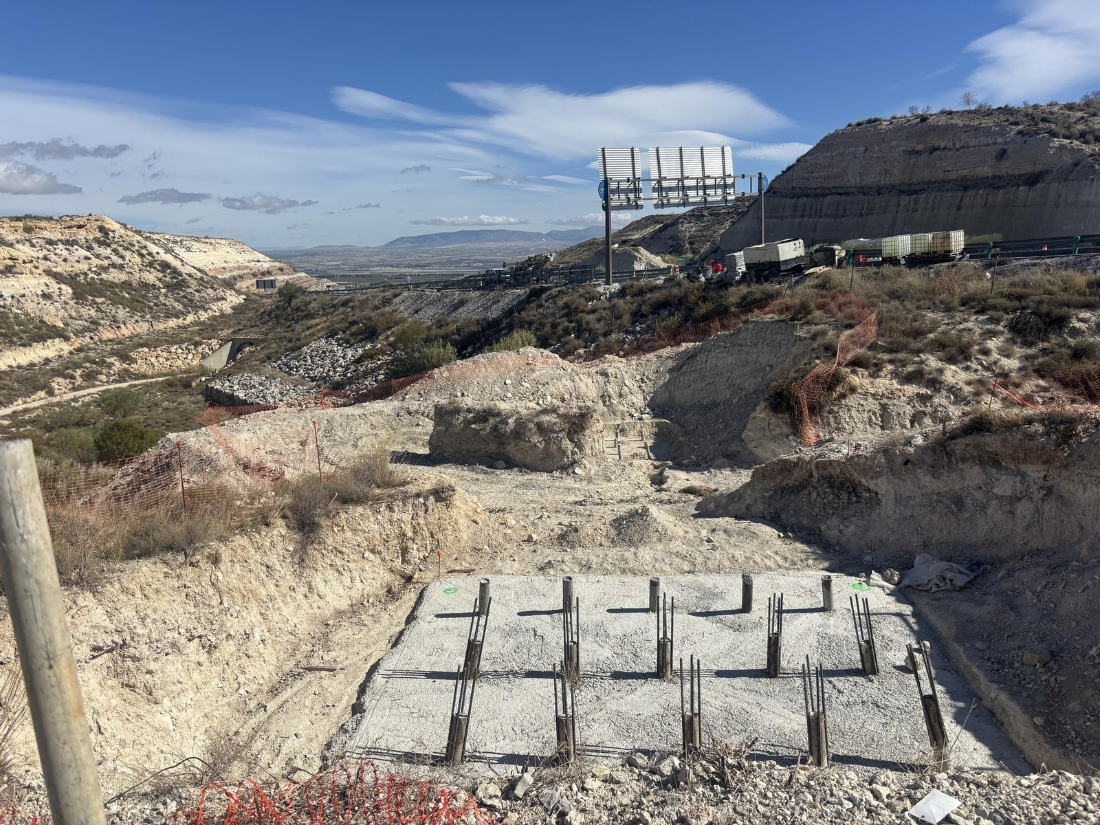 Zona del inicio de las obras.