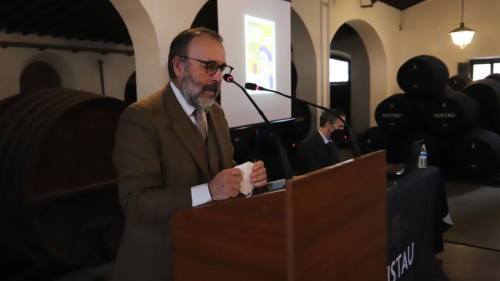 Manolo Naranjo, durante su intervención.