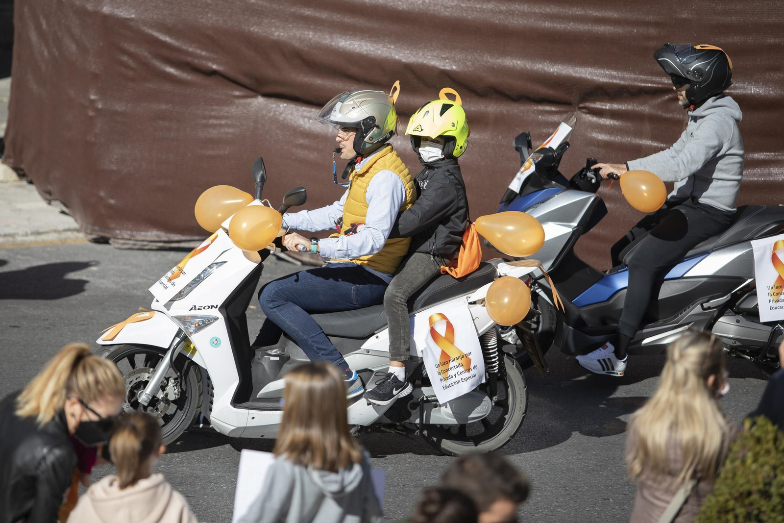 La protesta de la concertada, en imágenes