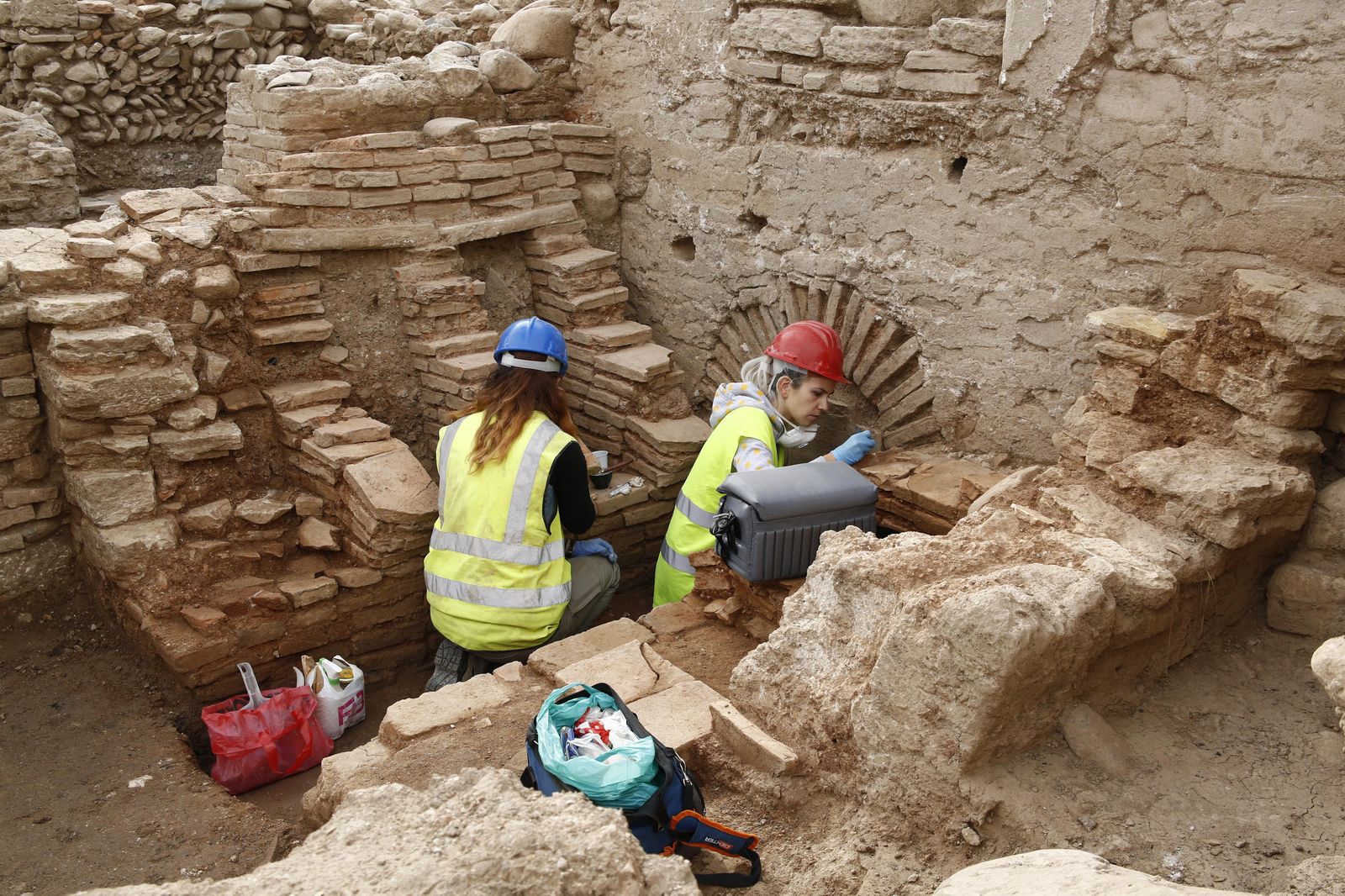 Las imágenes de las termas romanas  Los Mondragones