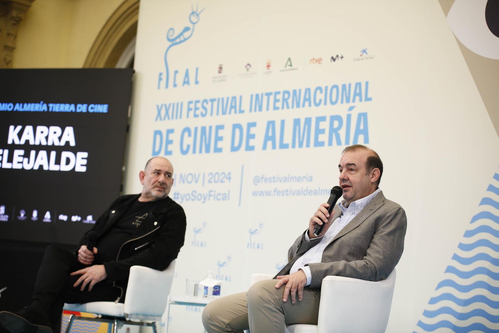 Karra Elejalde premio 'Almería, tierra de cine', en imágenes