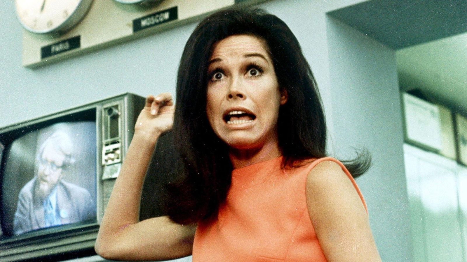 Mary Tyler Moore en uno de sus shows.