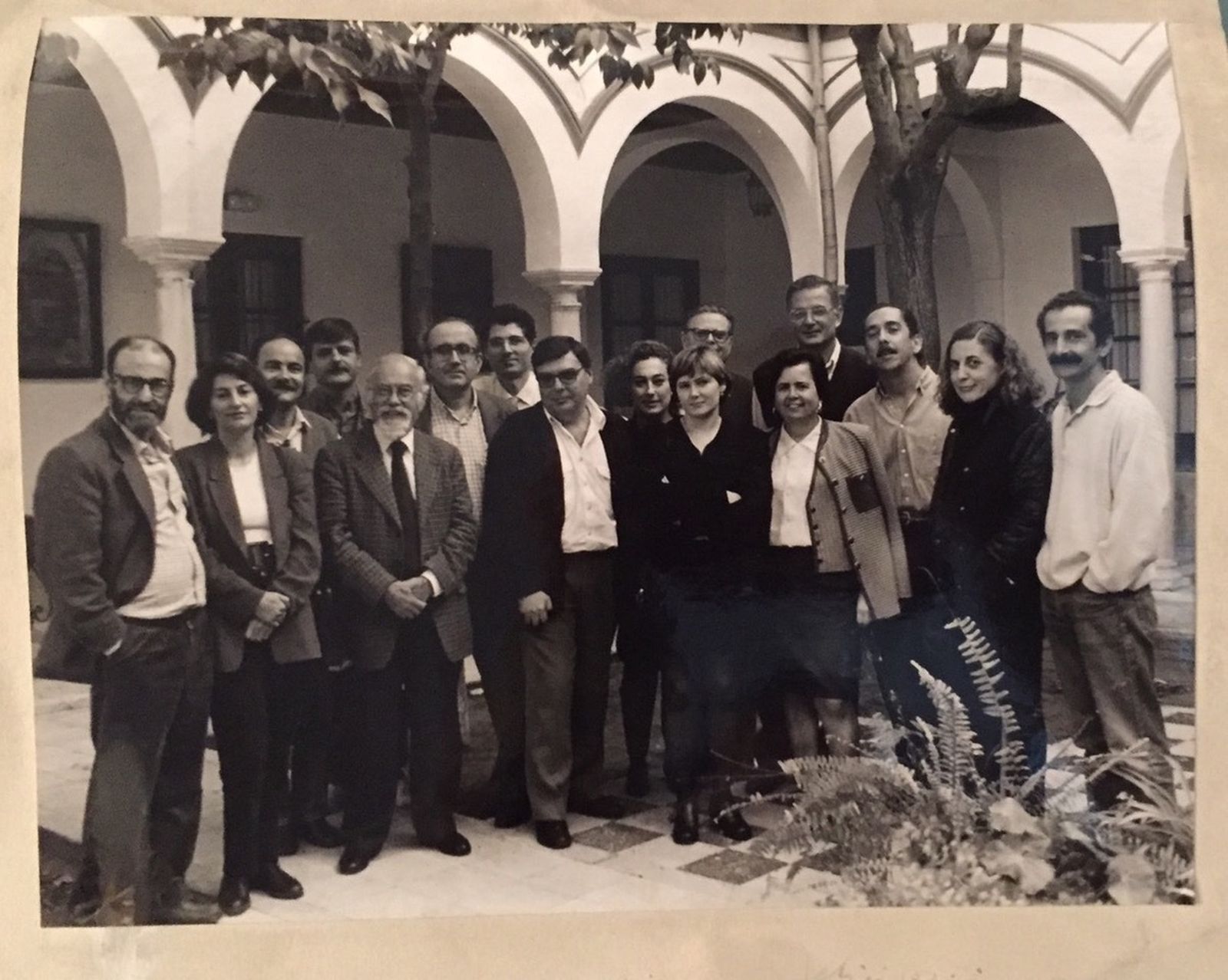 Los jueces Rico Lara y Miguel Carmona, con históricos abogados laboralistas como  Aurora León, Carlos Crisóstomo y Tomás Iglesias