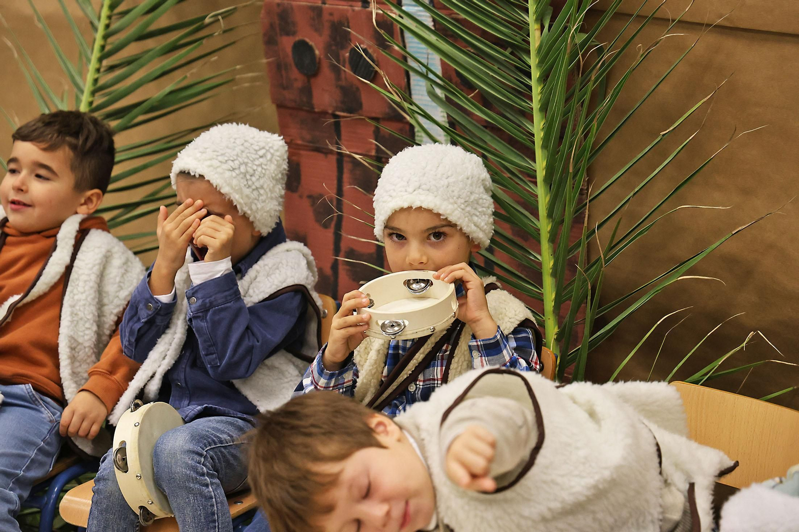 El impresionante Belén viviente del CEIP 12 de Octubre