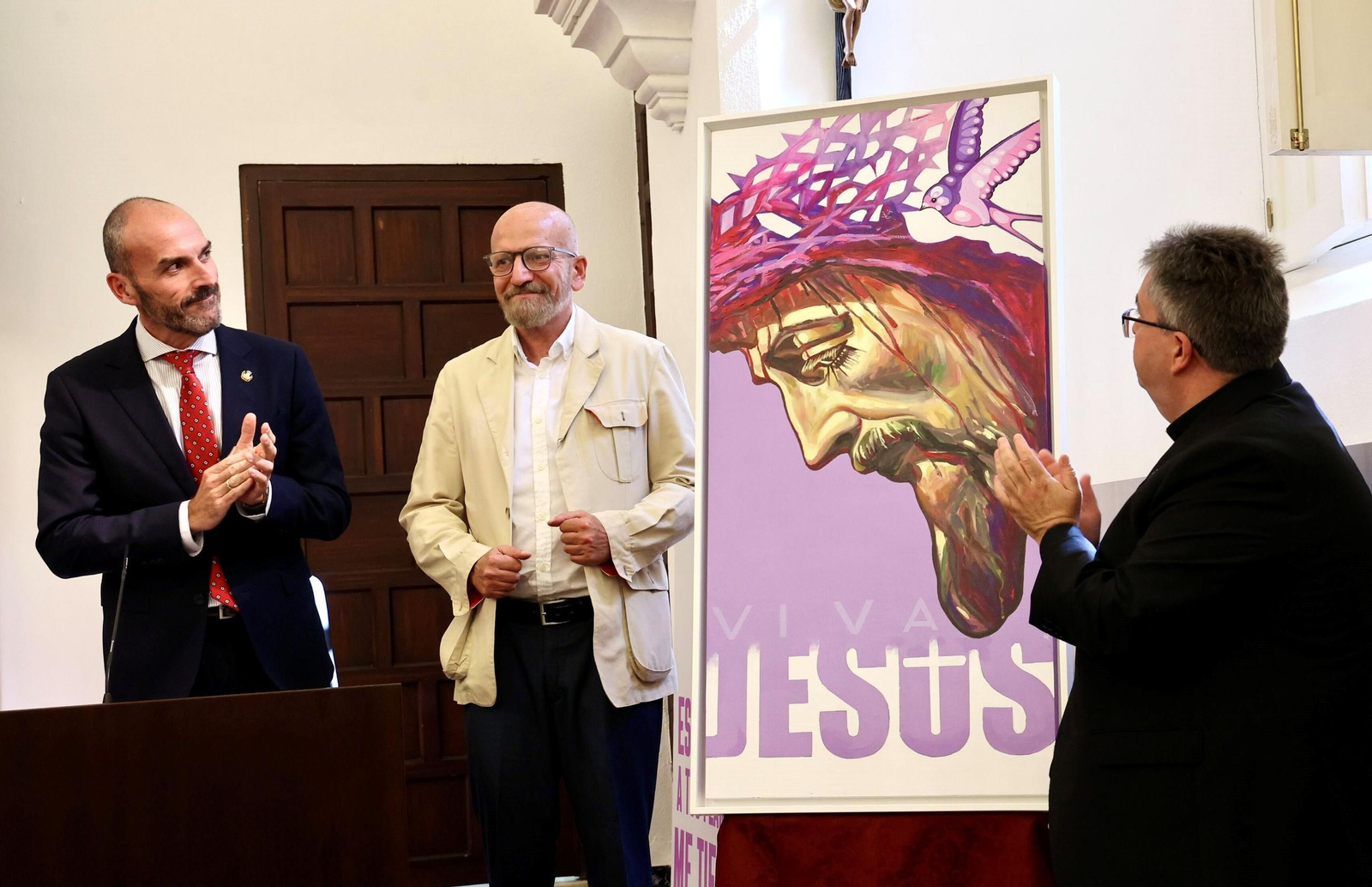 El cartel anunciador de la misión realizado por taller Daroal.