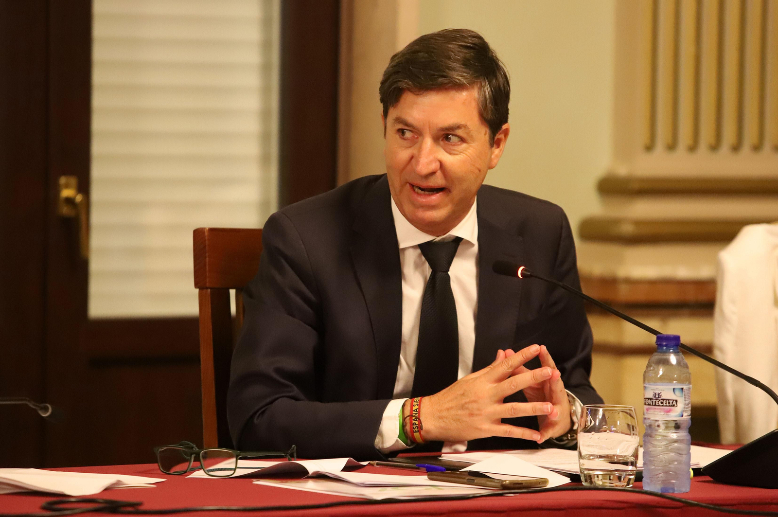 Imágenes del pleno municipal del Ayuntamiento de Huelva