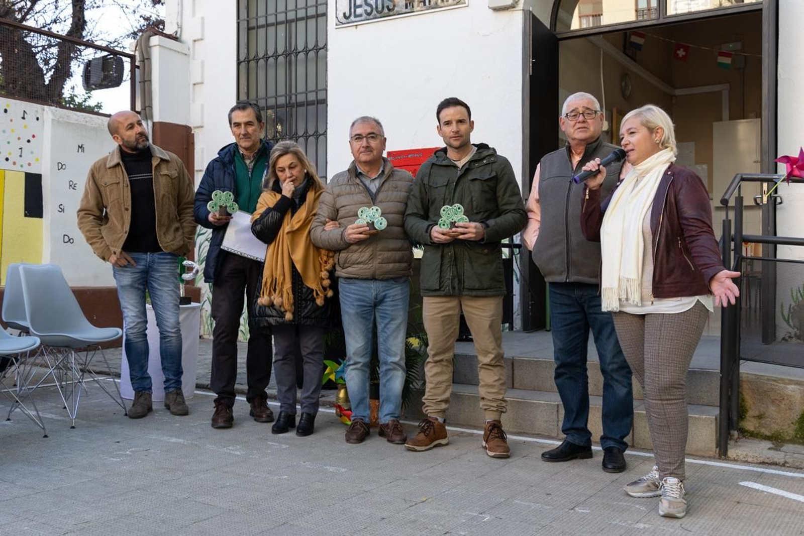 Concesión de la Bandera Verde otorgada por la Red Andaluza de Ecoescuelas al CEIP Jesús María de Jaén
