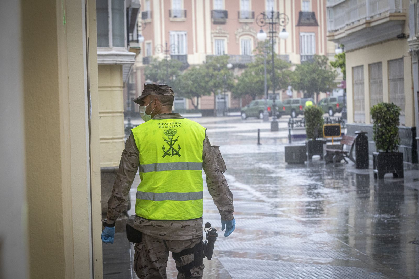Presencia de ila Infanteria de Marina en Cádiz