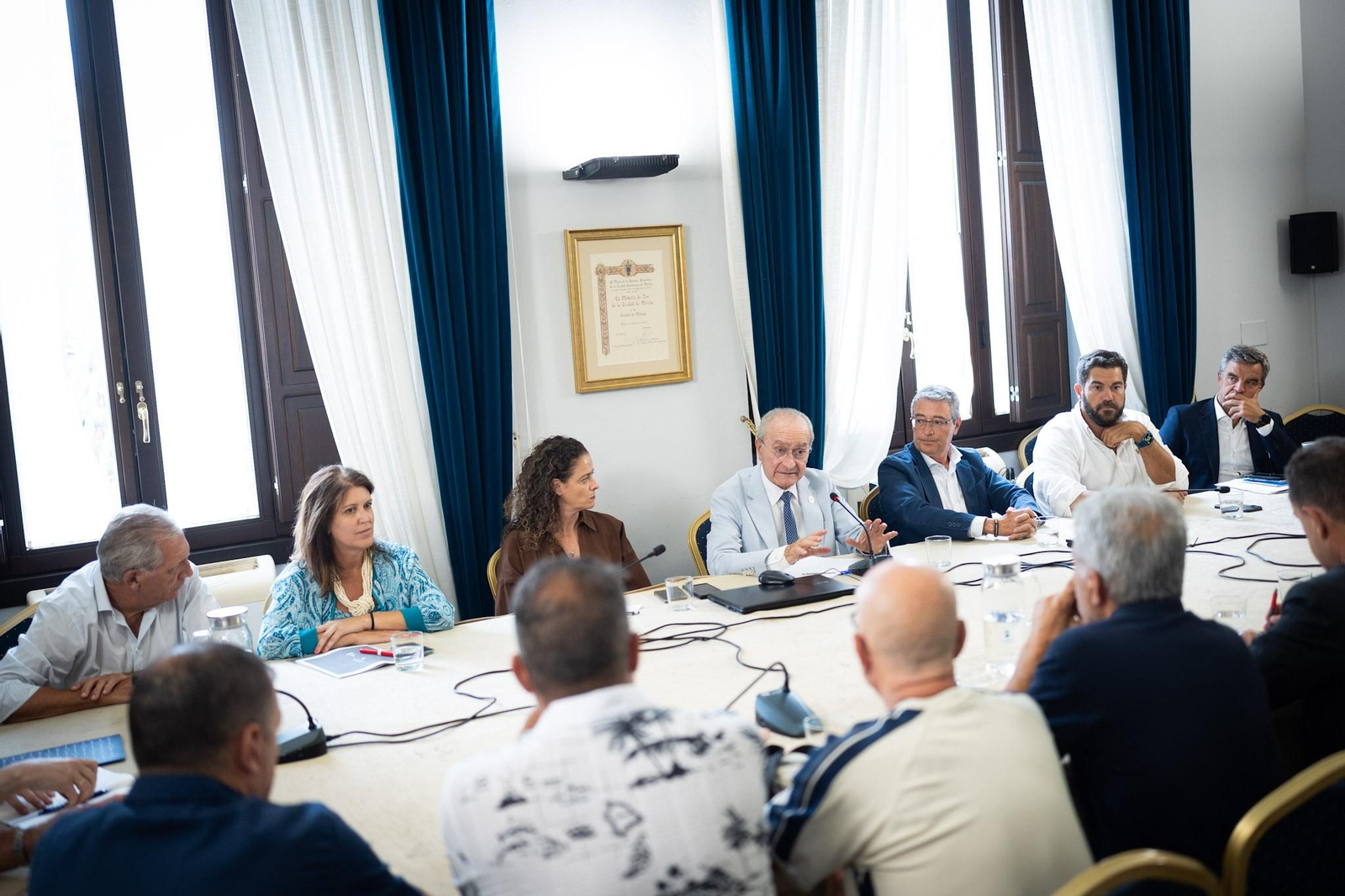 Reunión Ayuntamiento-Málaga CF para abordar el lugar del futuro estadio