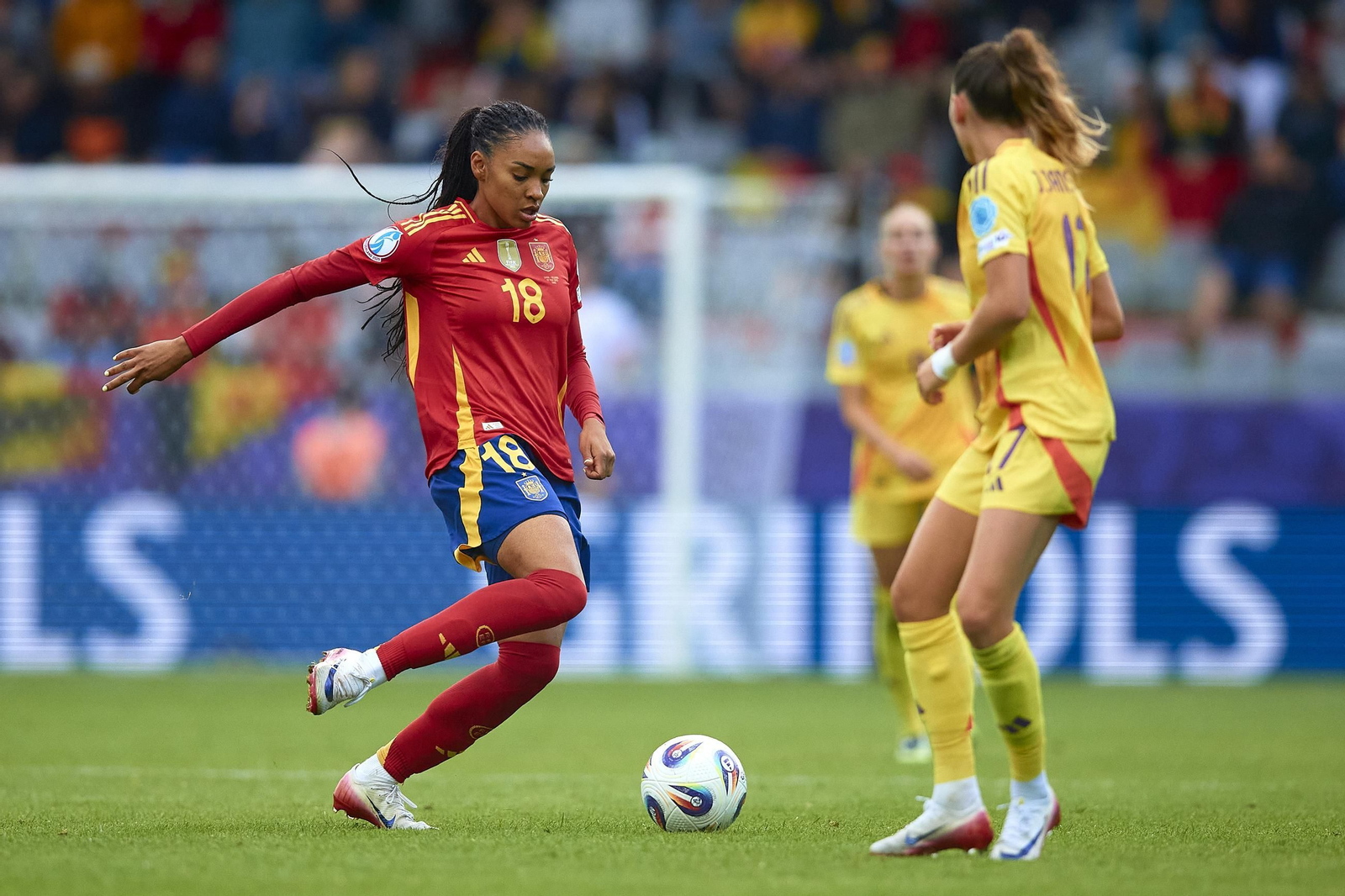 Las fotos de la goleada de España sobre Bélgica en la Eurocopa femenina