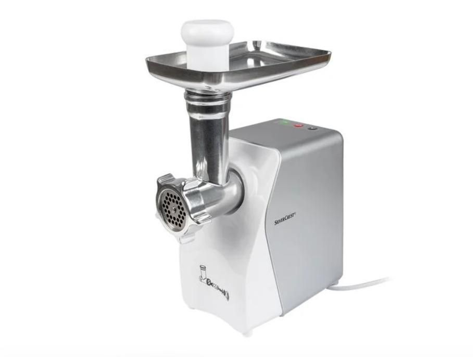 Picadora de carne de 350W de la marca Silvercrest para Lidl