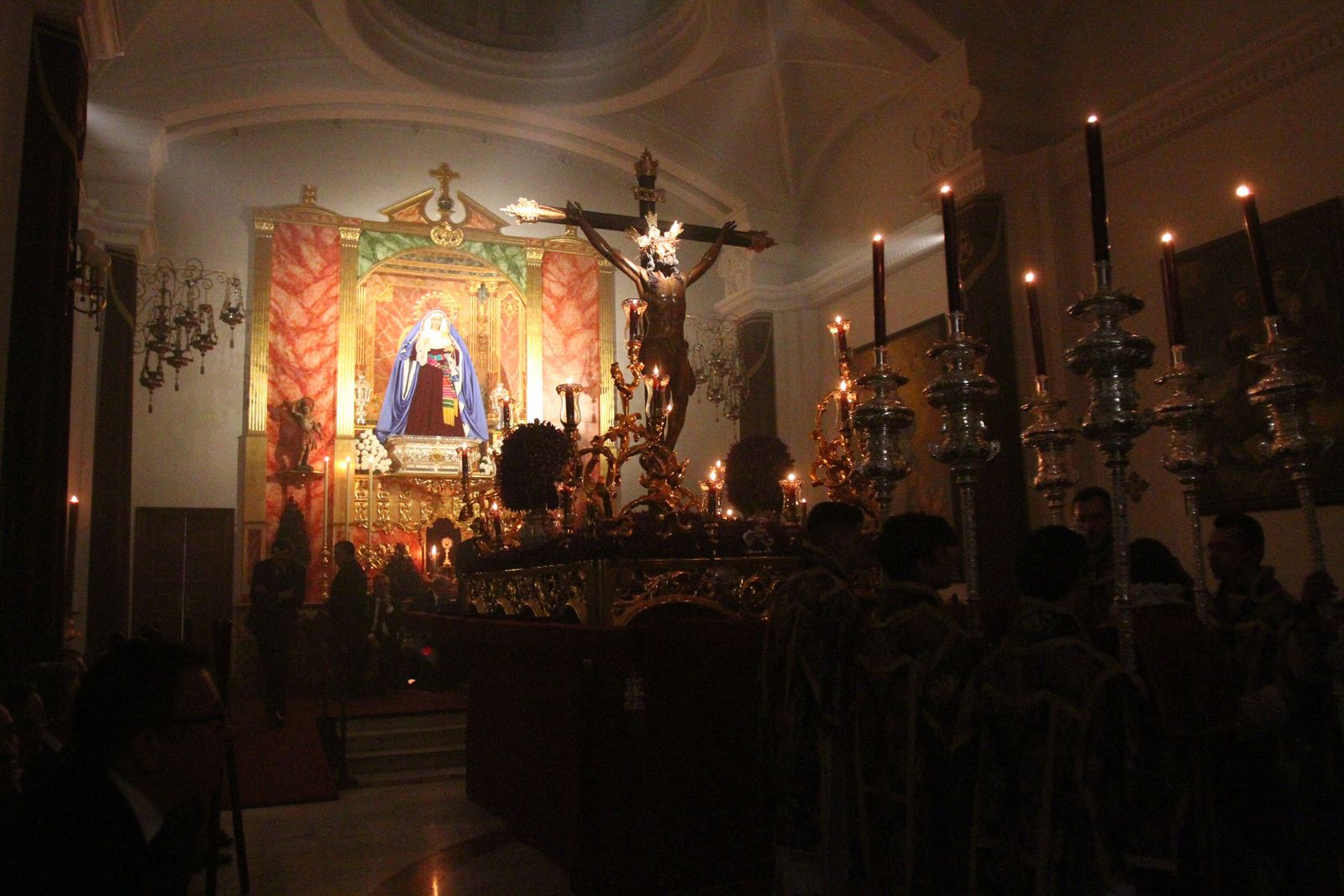 El Cristo de la Expiración preside el Vía Crucis del Consejo de Hermandades