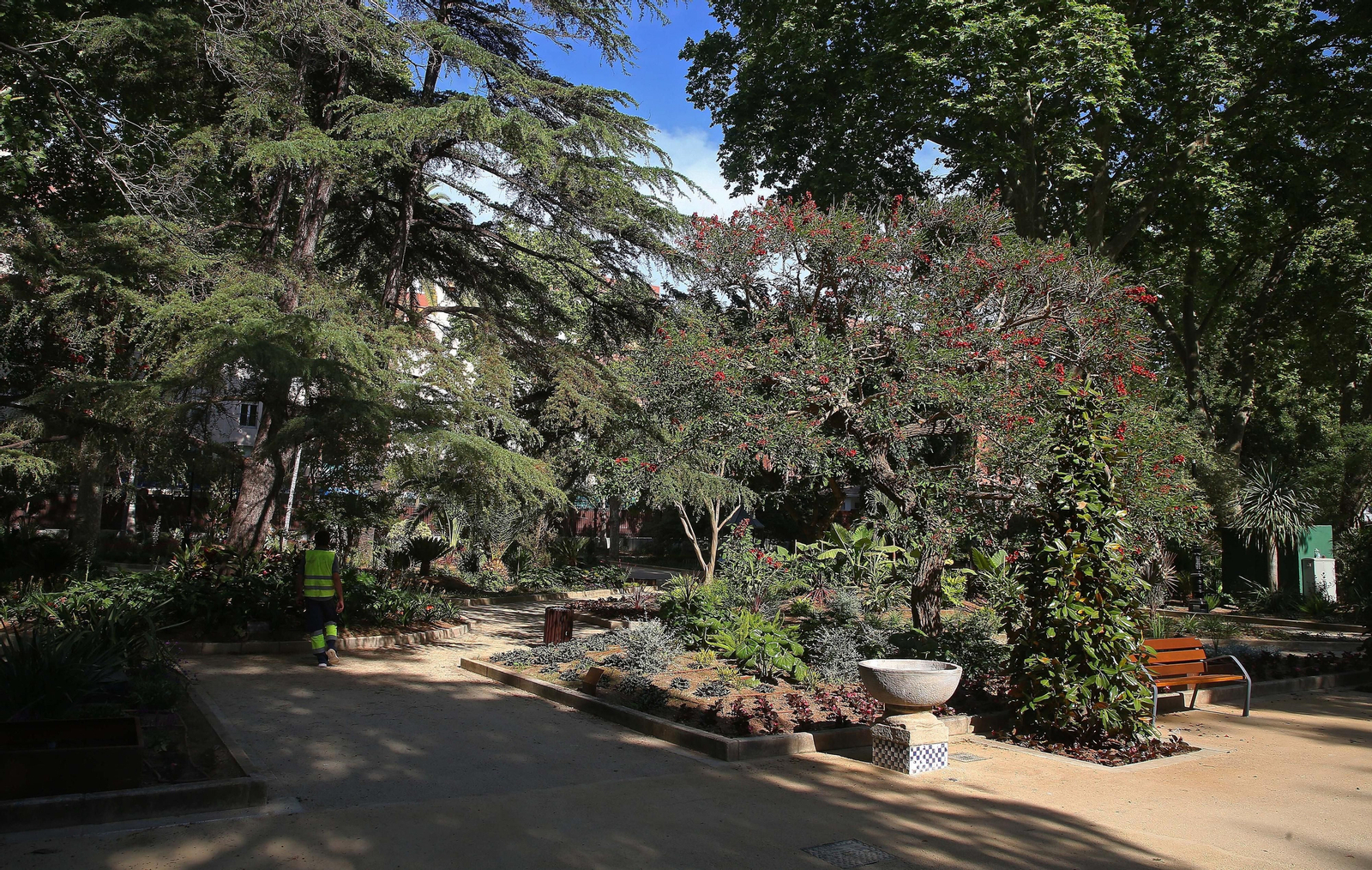 El parque María Cristina de Algeciras, listo para su reapertura