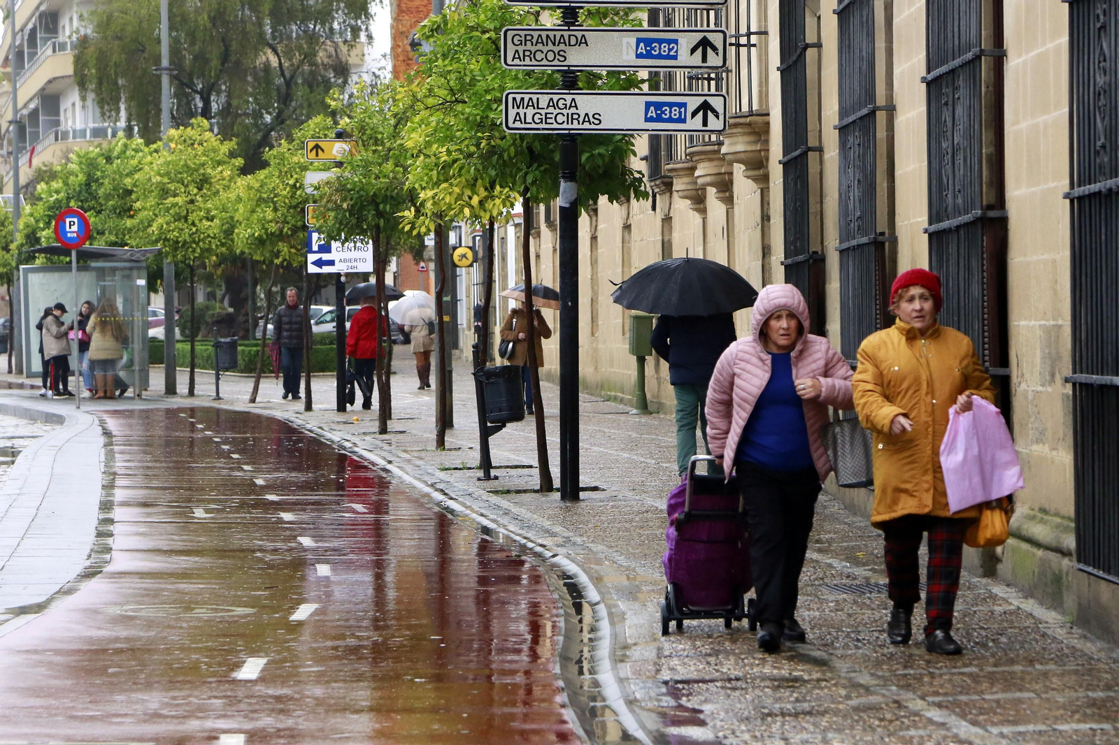 Las imágenes del temporal en Jerez