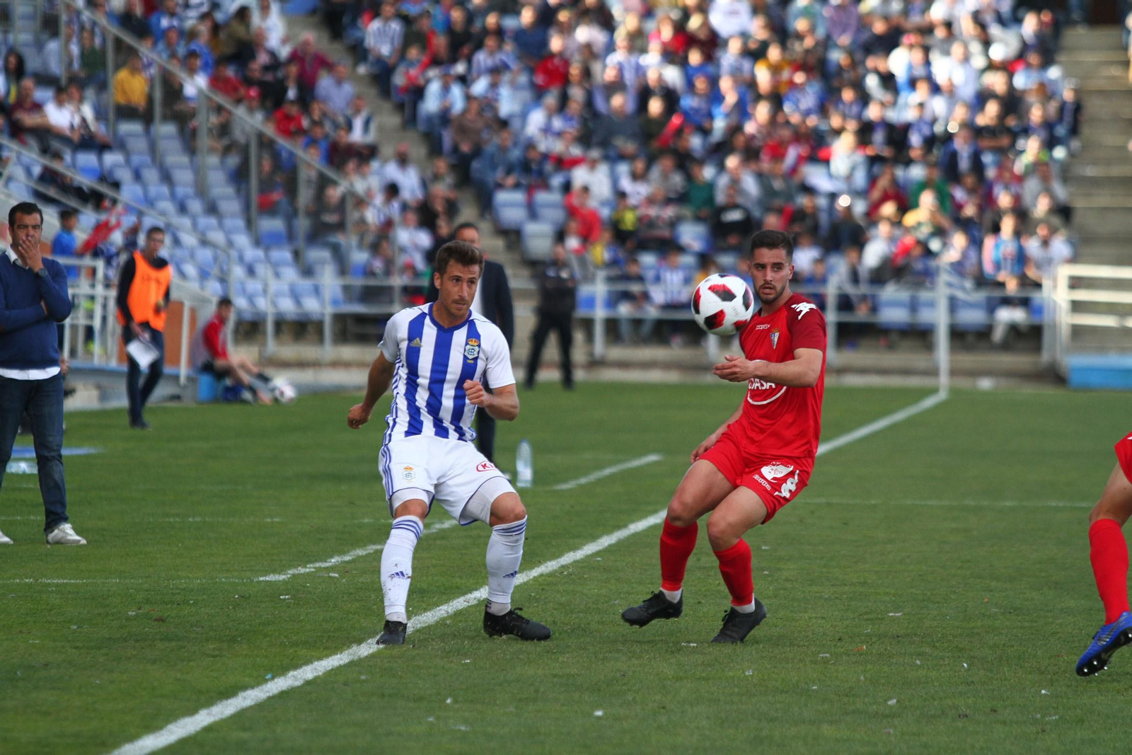 Imágenes del encuentro entre el Recreativo de Huelva y el San Fernando